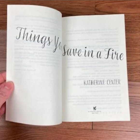 Free with Bundle! "Things you Save in a Fire" by Katherine Center - Picture 3 of 6